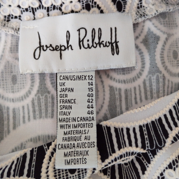 Joseph Ribkoff Blouse Style 193828 Size 12 - Picture 4 of 9
